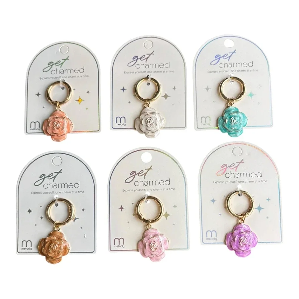 Melody Key Chain Women's Cream White 2.25